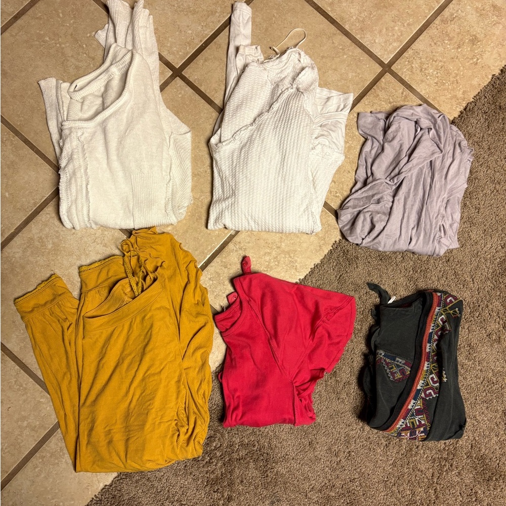 6 Free People Tops